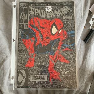 Marvel comics Spider-Man #1aug 1990 silver